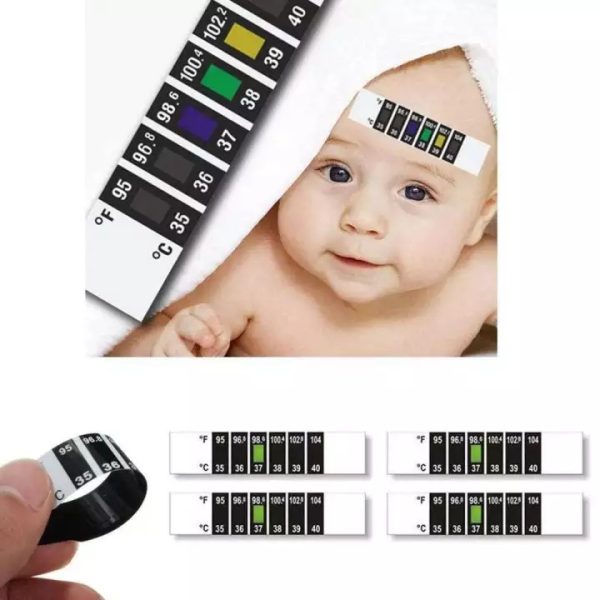 Temperature Strip Use To Measure Temperature Of Body Specially For Newborn Baby