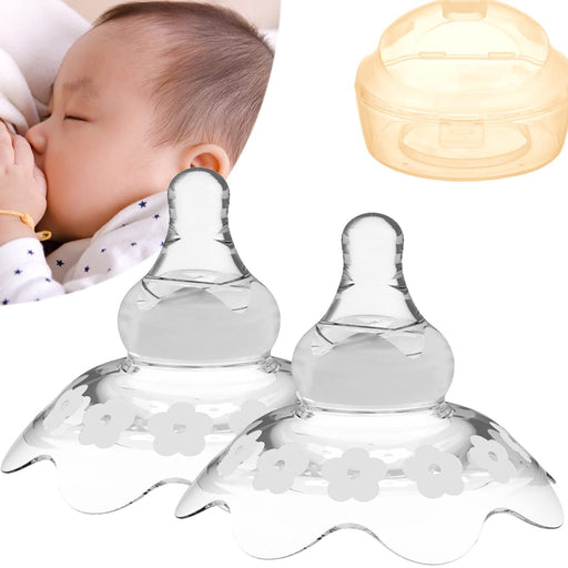 Mother Nipple Cover Prevent Biting Breastfeeding with Box - Maternity