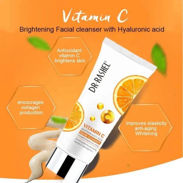 Dr.rashel Brightening Anti Aging Deep Cleansing Vitamin C Facial Cleanser – 80ml