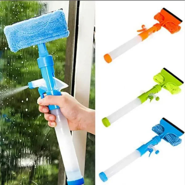 3 In 1 Fiber Wiper Sprayer Wash, Wipe And Soak (Random Colour)