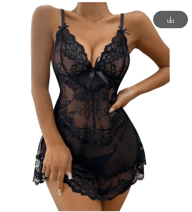 Lace  Sling Nightdress