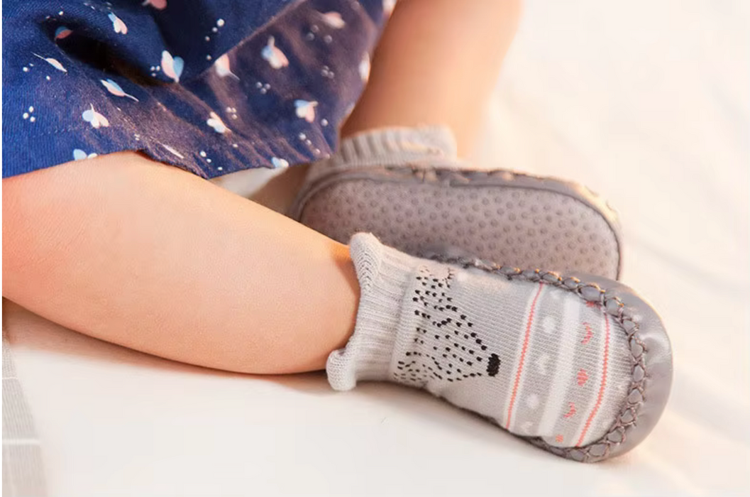 Baby Socks Slippers With Rubber Soles