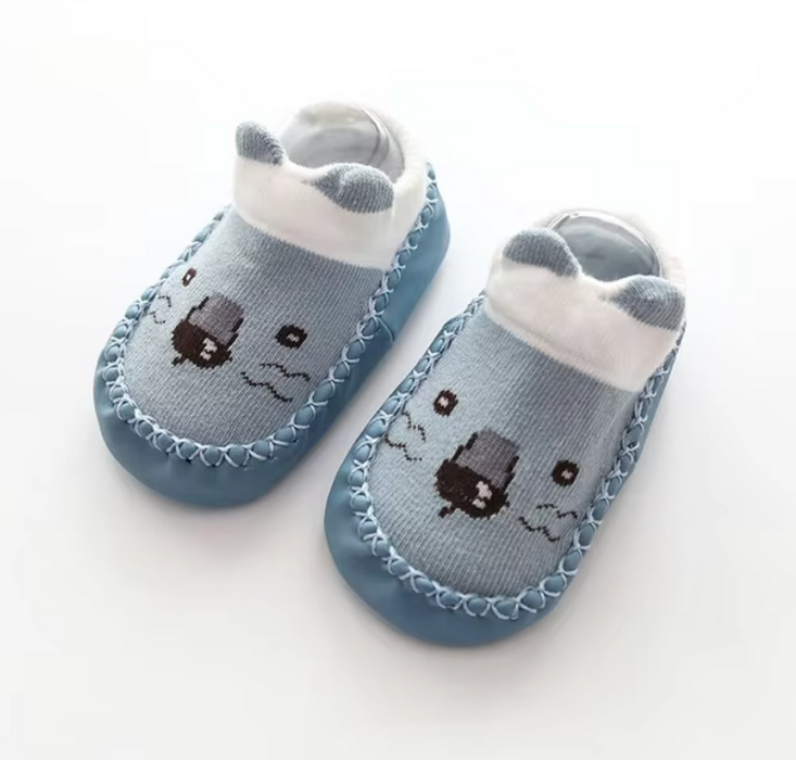 Baby Socks Slippers With Rubber Soles