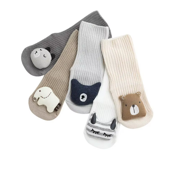 Soft Cotton Baby Socks Newborn - Elephant