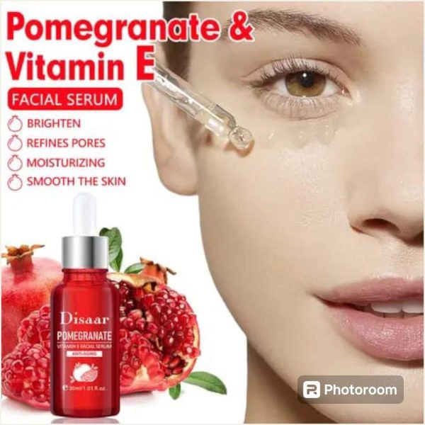 Disaar Pomegranate Vitamin E Facial Serum Boost Your Skin’s Radiance 30ml | Anti-aging Face Serum