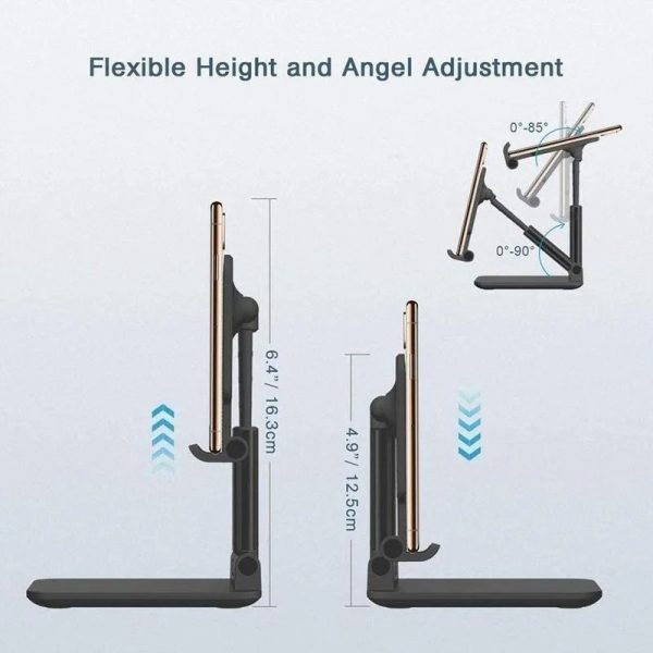 Adjustable Mobile Holder Stand Portable Mobile Foldable Stand, Mobile Holder (random Color)