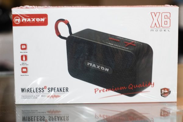 Maxon X-6 Bluetooth Speaker Crystal Care Sound,sd Card Option Type C Charging