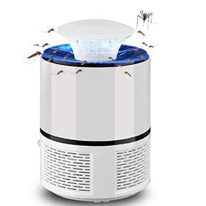 Mosquito Trap With Killer Lamp | Eco Friendly Chemical Free Usb Connected Uv Led Light Fly Bug Di-speller With Suction Fan Repellent Lamp (random Color)