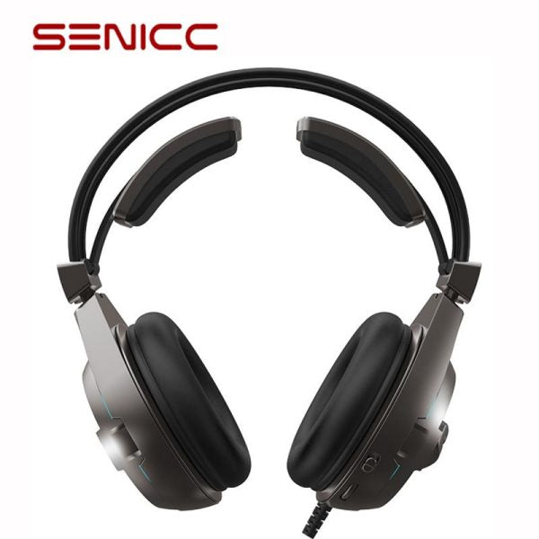 Senicc A6 Headset Usb High Quality Sound Video Game Headset Advance Noise Canceling Technology