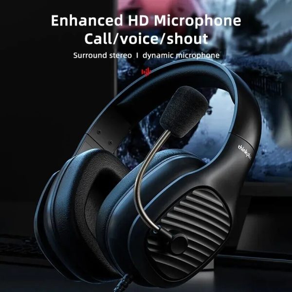 Think Plus Headphones G40-a Pro | Lenovo G40-a Pro Headphones | Wired Headphone With Mic | Best Quality Headset ( Random Color )