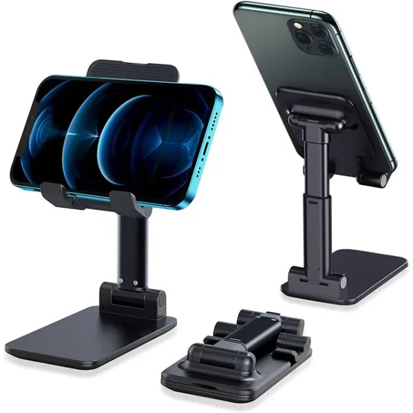 Universal Adjustable Mobile Phone / Tablet Folding Holder Stand | Angle Desk Small Fold-able Portable Stand (random Colors)