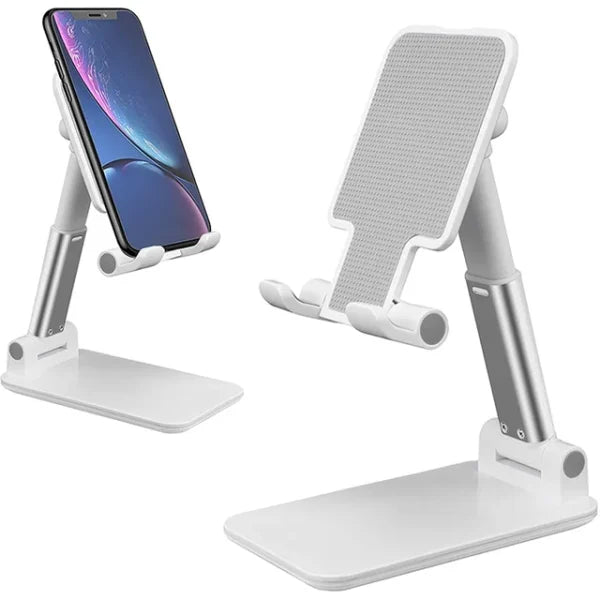 Universal Adjustable Mobile Phone / Tablet Folding Holder Stand | Angle Desk Small Fold-able Portable Stand (random Colors)