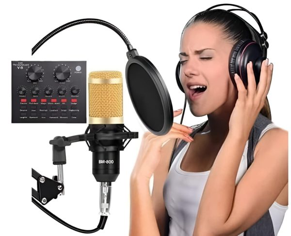 V8 Bm-800 Podcast Mic Set Youtube Recording Mic Set